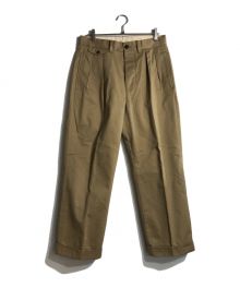 NIGEL CABOURN（ナイジェルケーボン）の古着「OFFICER'S PANTS」｜ベージュ