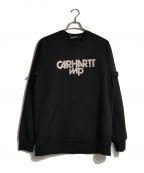 Carhartt WIPカーハート）の古着「SHATTER SWEAT」｜ブラック