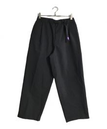 THE NORTHFACE PURPLELABEL（ザ・ノースフェイス パープルレーベル）の古着「Polyester Wool Oxford Wide Tapered Field Pants」｜ブラック