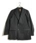 MAISON SPECIAL（メゾンスペシャル）の古着「Dress-Over Peaked Lapel Semi-Double Tailored Jacket」｜ブラック