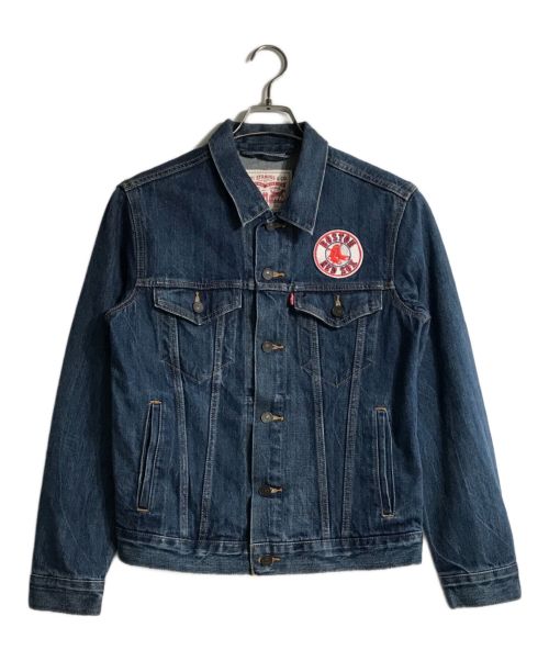 LEVI'S（リーバイス）LEVI'S (リーバイス) MLB Denim Trucker Jacket Boston Red Sox デニムジャケット インディゴ サイズ:Sの古着・服飾アイテム