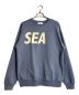 WIND AND SEA（ウィンド アンド シー）の古着「Crew Neck/ロゴプリントスウェット」｜ブルー