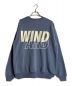 WIND AND SEA (ウィンド アンド シー) Crew Neck/ロゴプリントスウェット ブルー サイズ:XL：11000円