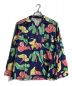 The Groovin High（ザ グルービン ハイ）の古着「1950s L/S Shirt Leaf」｜ネイビー×グリーン