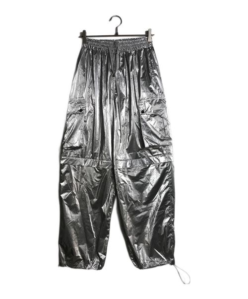 led（レッド）led (レッド) 2WAY METALLIC CARGO PANTS シルバー サイズ:38の古着・服飾アイテム