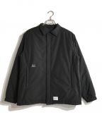 WTAPSダブルタップス）の古着「STOCK MAN JACKET POLYTUSSAH」｜ブラック