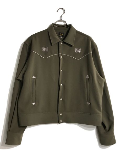 Needles（ニードルズ）Needles (ニードルズ) Piping Cowboy Shirt Jacket カーキ サイズ:Lの古着・服飾アイテム