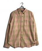 stussyステューシー）の古着「LAGUNA PLAID SHIRT」｜ピンク