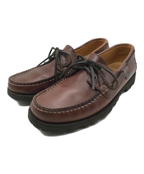 PARABOOT（パラブーツ）PARABOOT (パラブーツ) BARTH デッキシューズ ブラウン サイズ: 26cm(8)の古着・服飾アイテム