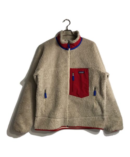 Patagonia（パタゴニア）Patagonia (パタゴニア) Classic Retro X Jacket/クラシックレトロXジャケット アイボリー×レッド×ブルー サイズ:XLの古着・服飾アイテム