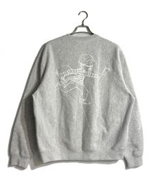 Champion×BEAMS×paperboy（チャンピオン×ビームス×ペーパーボーイ）の古着「toripurukoraboリバーススウェット」｜グレー