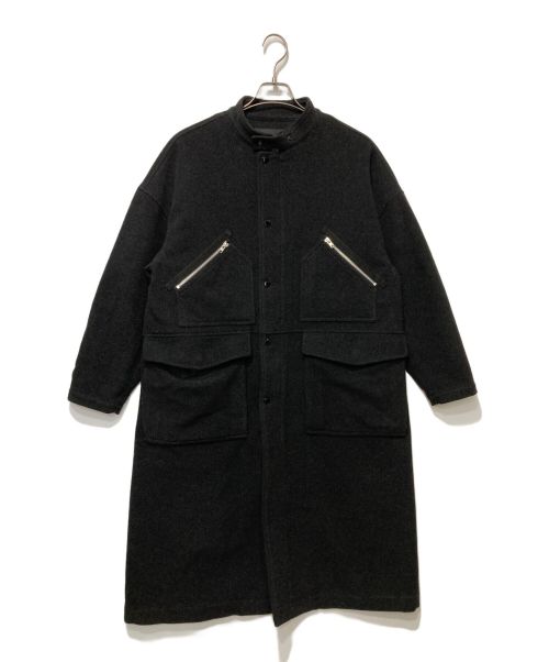 Schott（ショット）Schott (ショット) ウール ミリタリー コート WOOL MILITARY COAT グレー サイズ:Fの古着・服飾アイテム