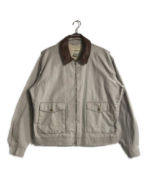 L.L.Bean（エルエルビーン）L.L.Bean (エルエルビーン) 90's  レザーカラージャケット グレー サイズ:Lの古着・服飾アイテム