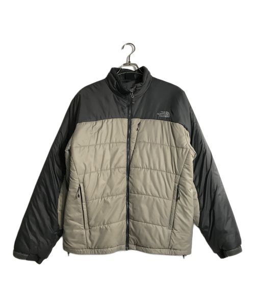 THE NORTH FACE（ザ ノース フェイス）THE NORTH FACE (ザ ノース フェイス) TNF LUNAR JACKET /中綿ジャケット グレー×カーキ サイズ:XLの古着・服飾アイテム