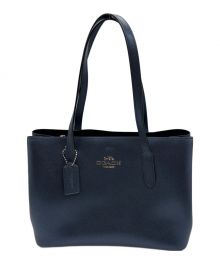 COACH（コーチ）の古着「SVOMR AVENUE アベニュー キャリーオール/トートバッグ」｜メタリックネイビー