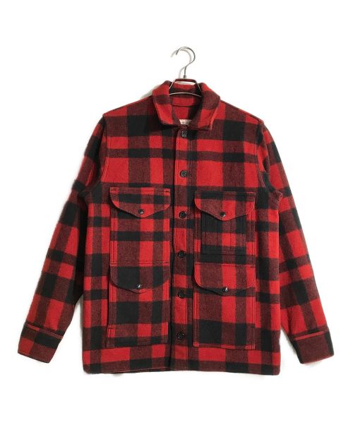 FILSON GARMENT（フィルソン ガーメント）FILSON GARMENT (フィルソン ガーメント) マッキーノクルーザージャケット レッド サイズ:38の古着・服飾アイテム