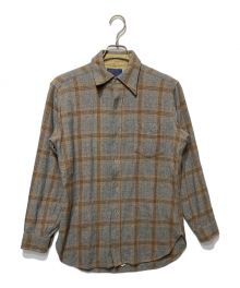 PENDLETON（ペンドルトン）の古着「70-80sＳネルシャツ」｜ベージュ