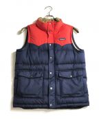 Patagoniaパタゴニア）の古着「M's Slingshot Down Vest スリングショット ダウンベスト」｜レッド×ネイビー