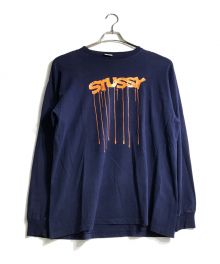 stussy（ステューシー）の古着「00'sロゴカットソー」｜パープル