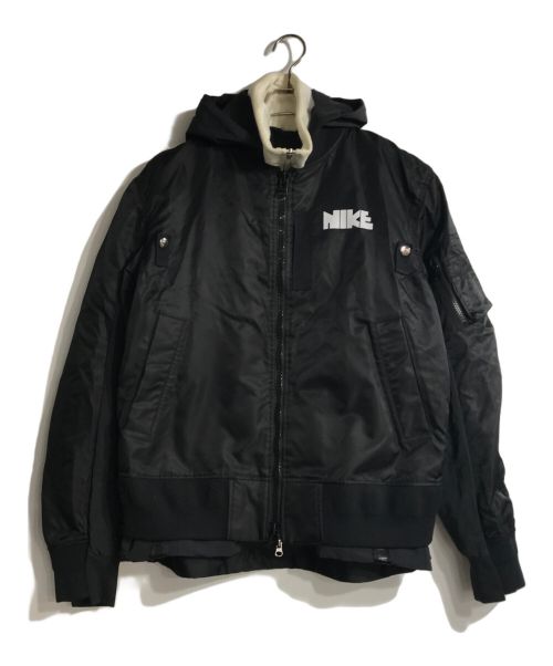 NIKE（ナイキ）NIKE (ナイキ) sacai (サカイ) NRG LAYERED JKT ブラック サイズ:Mの古着・服飾アイテム