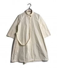 JIL SANDER (ジルサンダー) ロングシャツ アイボリー サイズ:36