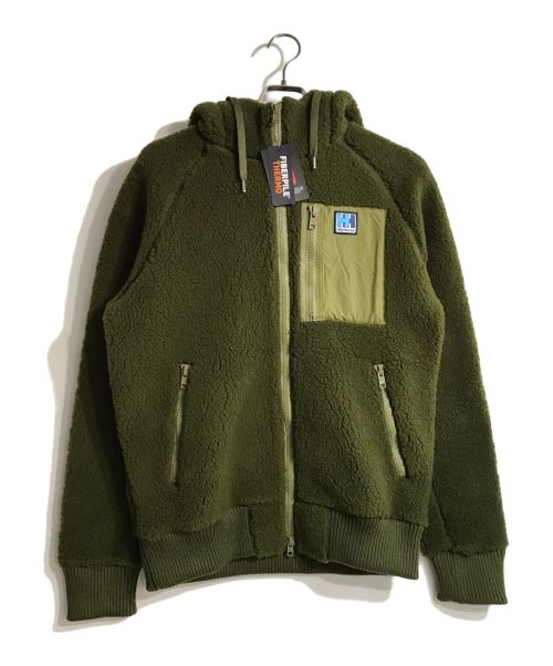 HELLY HANSEN（ヘリーハンセン）HELLY HANSEN (ヘリーハンセン) FIBER PILE THERMO HOODIE/フリースジャケット オリーブ サイズ:L 未使用品の古着・服飾アイテム