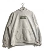 SUPREMEシュプリーム）の古着「23FW camo Box logo hooded sweatshirt」｜グレー