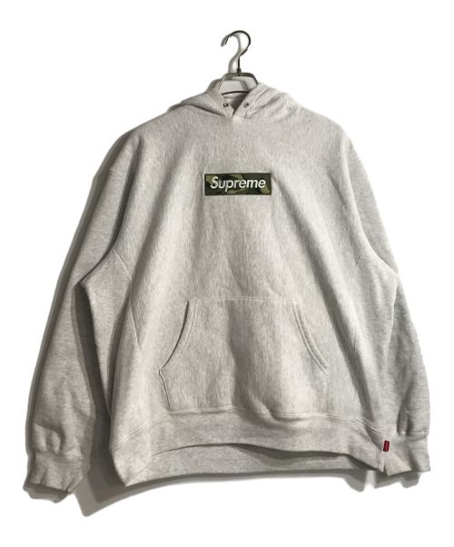 SUPREME（シュプリーム）Supreme (シュプリーム) 23FW camo Box logo hooded sweatshirt グレー サイズ:LARGEの古着・服飾アイテム