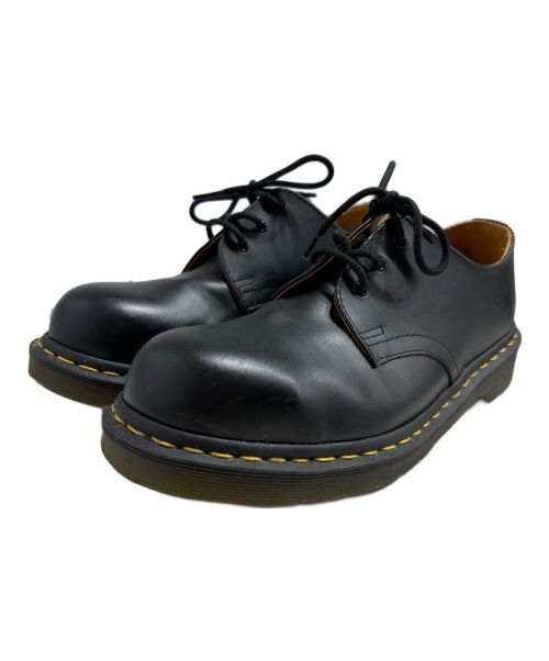 Dr.Martens（ドクターマーチン）Dr.Martens (ドクターマーチン) 3ホール スティールトゥ ブラック ブラック サイズ:UK7の古着・服飾アイテム