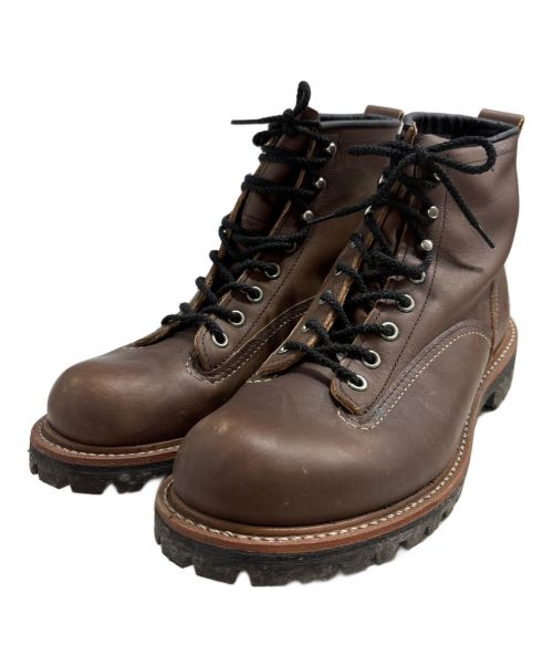 RED WING（レッドウィング）RED WING (レッドウィング) 2936 Vibramソールラインマンブーツ ブラウン サイズ:8Dの古着・服飾アイテム