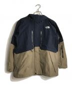 THE NORTH FACEザ ノース フェイス）の古着「マウンテンパーカー」｜ネイビー×ベージュ