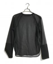 TODAYFUL (トゥデイフル) Sheer Crewneck Pullover シアークルーネックプルオーバー ブラック サイズ:FREE