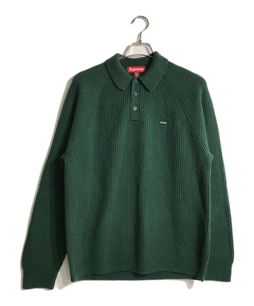 SUPREME（シュプリーム）Supreme (シュプリーム) 24AW Small Box Polo Sweater グリーン サイズ:Ｍの古着・服飾アイテム