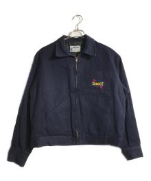 saco uniforms（サコ ユニフォーム）の古着「TALONジップヴィンテージワークジャケット」｜ネイビー