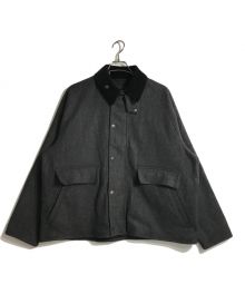 Barbour（バブアー）の古着「BORROWDALE  /JAPAN LIMITED" ウール ショート ブルゾン」｜グレー