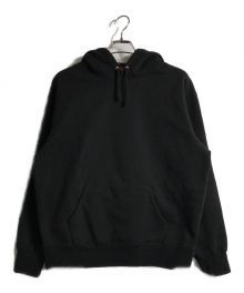 SUPREME（シュプリーム）の古着「supreme satin applique hooded sweatshirt」｜ブラック