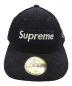 中古・古着 New Era (ニューエラ) Supreme (シュプリーム) Corduroy Box Logo New Era ネイビー：6000円