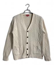 Supreme (シュプリーム) 16AW Cable Knit Cardigan 16aw アイボリー サイズ:M