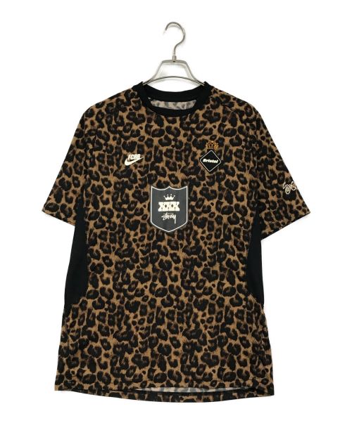 ブルー×レッド ブランド！ F.C.R.B. × NIKE グリーンレオパード