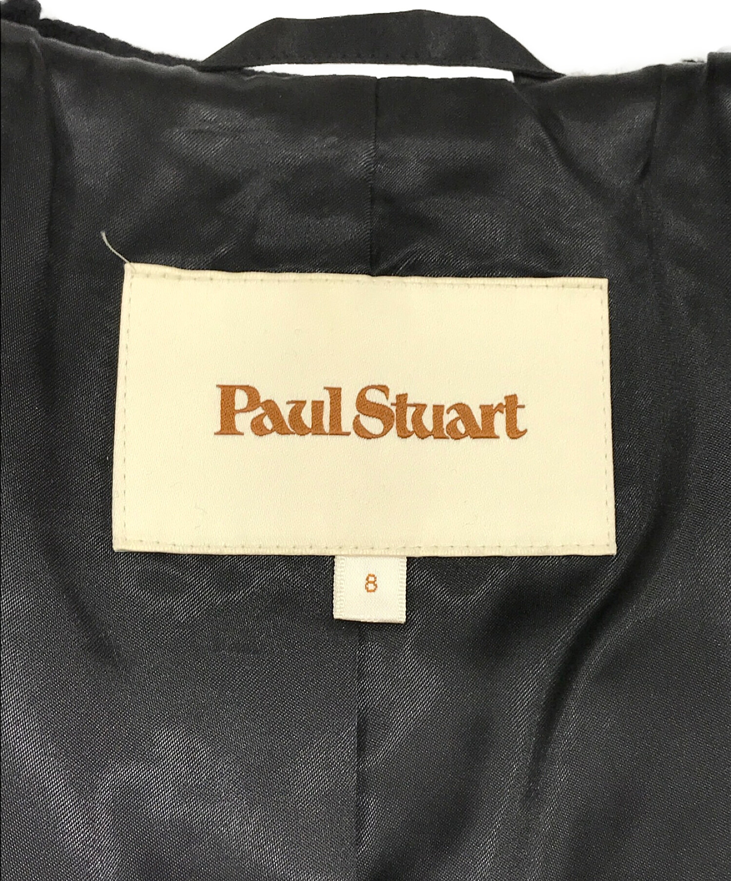 Paul Stuart 】BLACK ダウンコート （サイズ8） 未使用新品