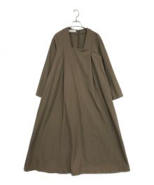 RIM.ARK（リムアーク）の古着「Square neck dress」｜ブラウン