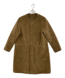 LE GLAZIK（ル グラジック）の古着「FAKE MOUTON REVERSIBLE COAT」｜ベージュ