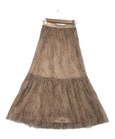 [中古]HER LIP TO(ハーリップトゥ)のレディース スカート Rose Pleated Tulle Skirt