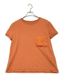 HERMES（エルメス）の古着「ポケットTシャツ」｜オレンジ