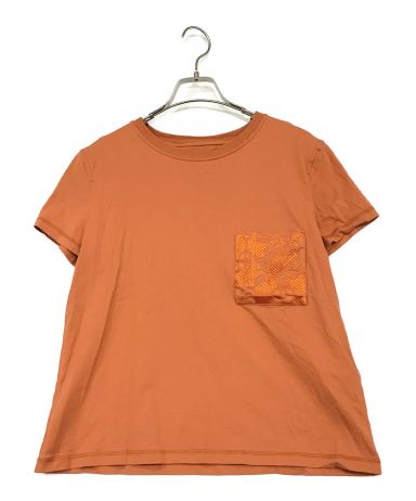 【中古・古着通販】HERMES (エルメス) ポケットTシャツ オレンジ サイズ:SIZE 40｜ブランド・古着通販 トレファク公式【TREFAC  FASHION】スマホサイト