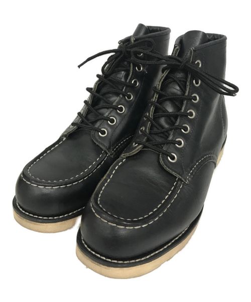 RED WING（レッドウィング）RED WING (レッドウィング) Classic Moc ブラック サイズ:SIZE 7 1/2の古着・服飾アイテム