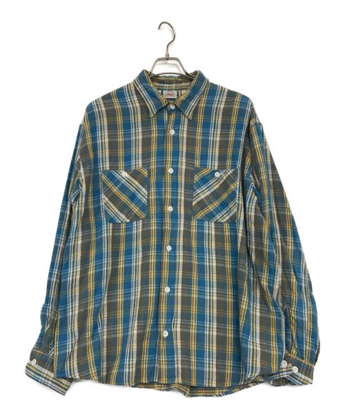 LEVI'S VINTAGE CLOTHING（リーバイス ビンテージ クロージング）LEVI'S VINTAGE CLOTHING (リーバイスヴィンテージクロージング) ネルシャツ ブルー サイズ:Lの古着・服飾アイテム