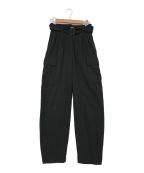 CLANEクラネ）の古着「H/W BACK SLIT CARGO PANTS」｜ブラック