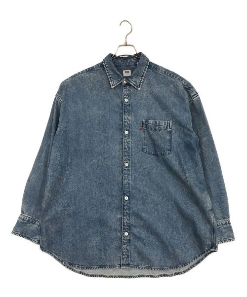 LEVI'S（リーバイス）LEVI'S (リーバイス) LS SLOUCHY ONE POCKET SHIRT インディゴ サイズ:SIZE　Sの古着・服飾アイテム