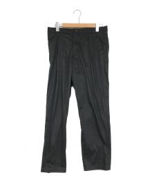 H.I.P by SOLIDO（エイチアイピー バイ ソリード）の古着「COTTON NYLON CHAMBRAY RELAX PANTS」｜ブラック